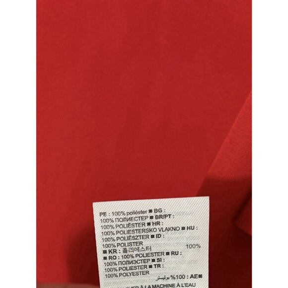 Banana Republic Red Flutter Sleeve Blouse Scoop Neck Small - Picture 11 of 11